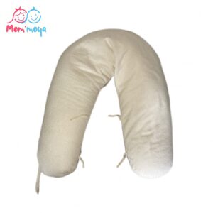 Doomoo COMFY grand Tetra Oreiller d'allaitement et de maternité - Amande