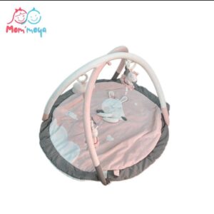 Tapis d’éveil en velours rose